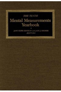 The Tenth Mental Measurements Yearbook - Buros Mental Measurements Yearbook