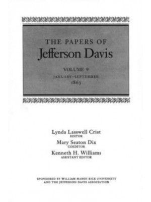 The Papers of Jefferson Davis January-September 1863