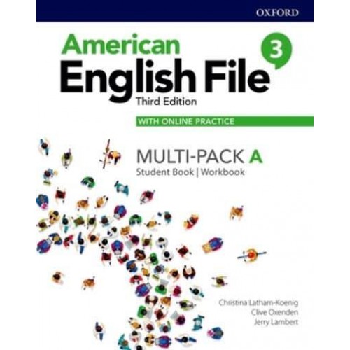 American English File: Level 3: Student Book/Workbook Multi-Pack A With Online Practice