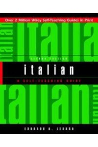 Italian A Self-Teaching Guide - Wiley Self-Teaching Guides