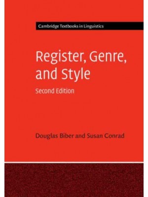 Register, Genre, and Style - Cambridge Textbooks in Linguistics