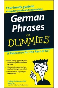 German Phrases for Dummies