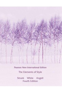 The Elements of Style A Style Guide for Writers