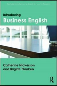 Introducing Business English - Routledge Introductions to English for Specific Purposes