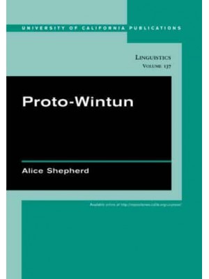 Proto-Wintun - University of California Publications. Linguistics