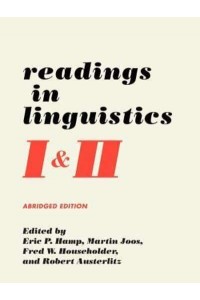 Readings in Linguistics I & II