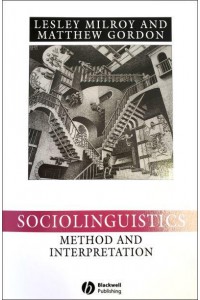 Sociolinguistics Method and Interpretation - Language in Society