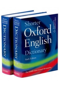 Shorter Oxford English Dictionary On Historical Principles