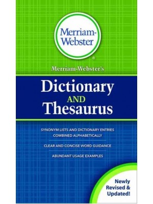 Merriam-Webster's Dictionary and Thesaurus