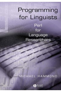 Programming for Linguists Perl for Language Researchers