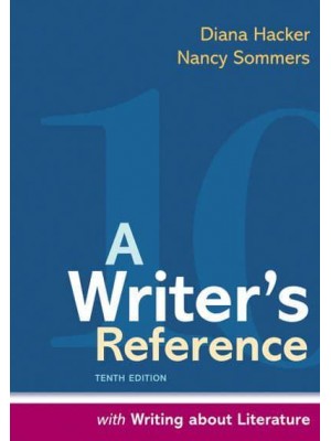 A Writer's Reference With Writing About Literature