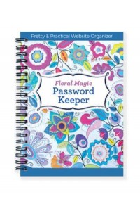 Floral Magic Password Keeper Pretty & Practical Website Organizer