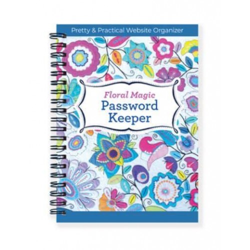 Floral Magic Password Keeper Pretty & Practical Website Organizer