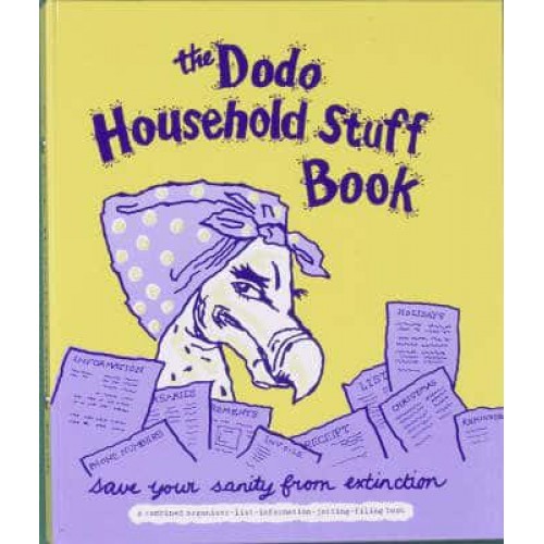 Dodo Household Stuff Book A Combined Organiser-List-Information-Jotting-Filing Book