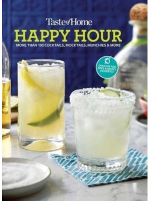 Taste of Home Happy Hour Mini Binder More Than 100+ Cocktails, Mocktails, Munchies & More - Toh Mini Binder