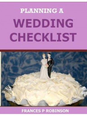 Planning a Wedding Checklist