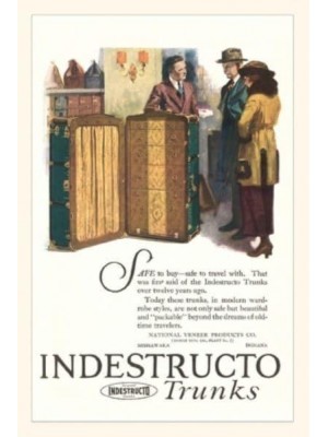 Vintage Journal Indestructo Trunks