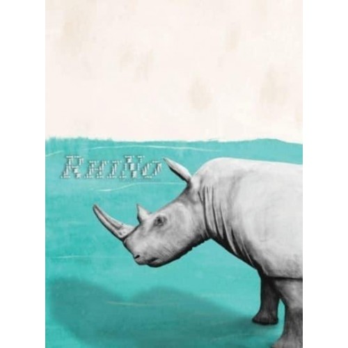 RhiNo Large Blank Notebook - Blinkies
