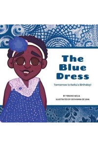 The blue dress