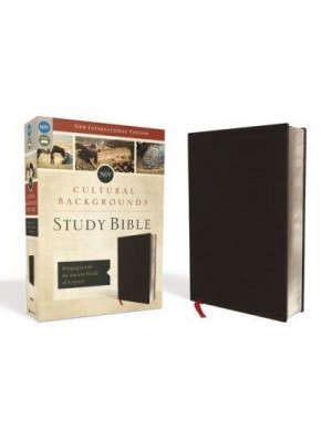 NIV, Cultural Backgrounds Study Bible, Bonded Leather, Black Bringing to Life the Ancient World of Scripture