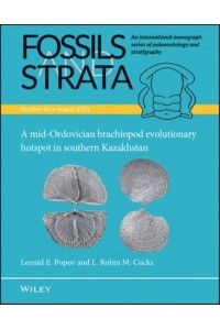 A Mid-Ordovician Brachiopod Evolutionary Hotspot in Southern Kazakhstan - Fossils and Strata Monograph Series