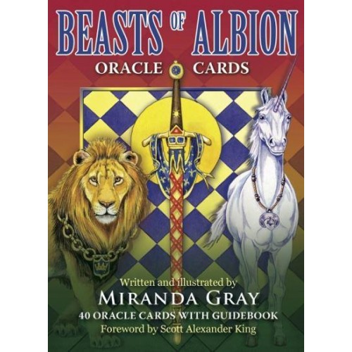 Beasts of Albion Oracle Cards 40 Oracle Cards With Guidebook