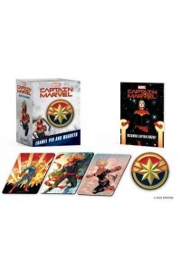 Marvel: Captain Marvel Enamel Pin and Magnets - RP Minis