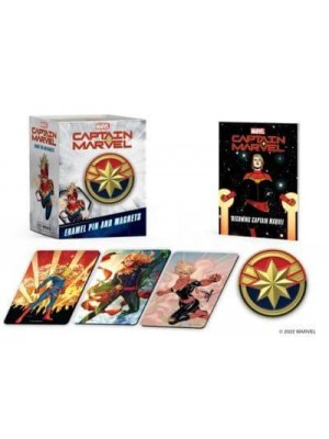 Marvel: Captain Marvel Enamel Pin and Magnets - RP Minis