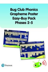 Bug Club Phonics Grapheme Poster Easy-Buy Pack Phases 2-5 - Phonics Bug