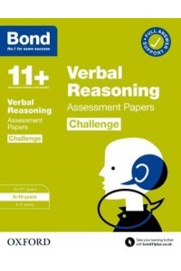 Bond 11+: Bond 11+ Verbal Reasoning Challenge Assessment Papers 9-10 Years