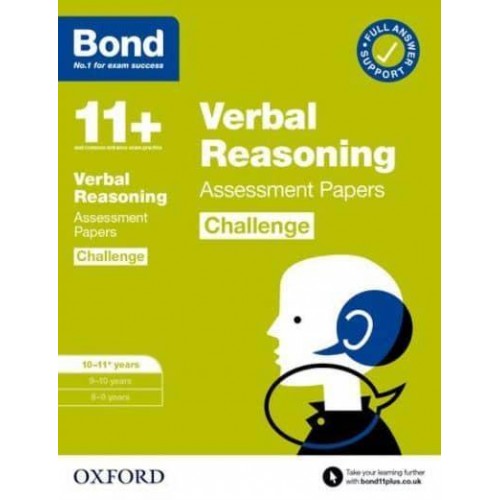 Bond 11+: Bond 11+ Verbal Reasoning Challenge Assessment Papers 10-11 Years