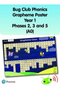 Bug Club Phonics Grapheme Poster Year 1 Phases 2, 3 and 5 (A0) - Phonics Bug