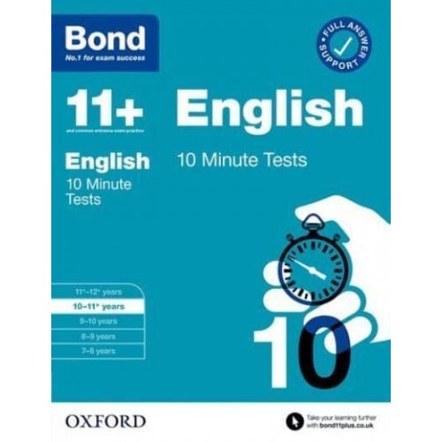 Bond 11+: Bond 11+ 10 Minute Tests English 10-11 Years