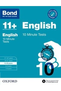 Bond 11+: Bond 11+ 10 Minute Tests English 9-10 Years