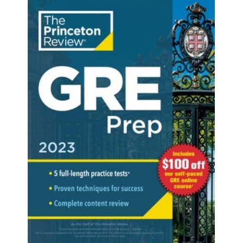 GRE Prep, 2023 5 Practice Tests + Review & Techniques + Online Features