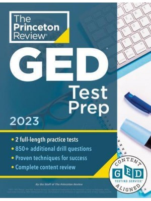 Princeton Review GED Test Prep, 2023 Practice Tests + Review & Techniques + Online Features