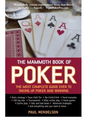 The Mammoth Book of Poker - Mammoth Books