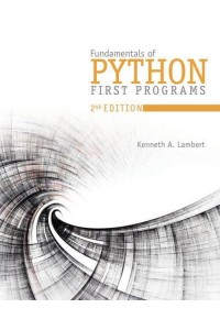 Fundamentals of Python First Programs