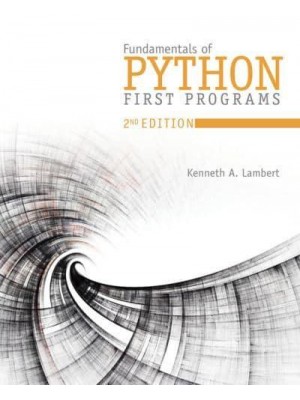 Fundamentals of Python First Programs
