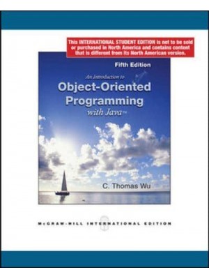 An Introduction to Object-Oriented Programming With Java