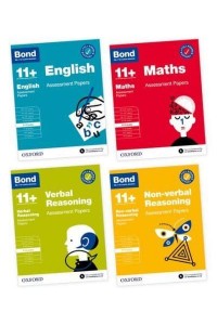 English, Maths, Non-Verbal Reasoning, Verbal Reasoning. 8-9 Years Bundle. Assessment Papers - Bond 11+