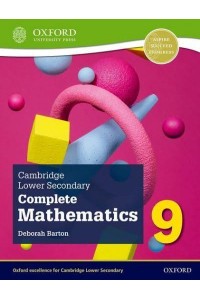 Cambridge Lower Secondary Complete Mathematics. 9 Student Book