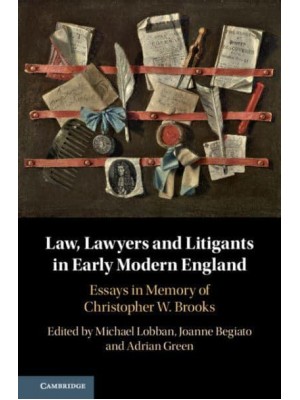 Law, Lawyers, and Litigants in Early Modern England Essays in Memory of Christopher W. Brooks