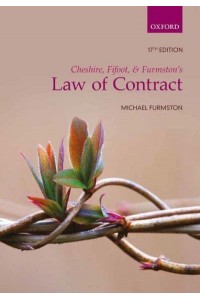 Cheshire, Fifoot, and Furmston's Law of Contract