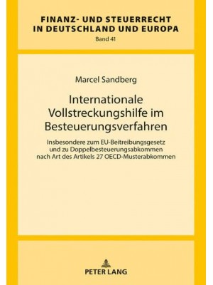 Internationale Vollstreckungshilfe Im Besteuerungsverfahren