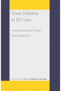 Great Debates in EU Law - Great Debates in Law