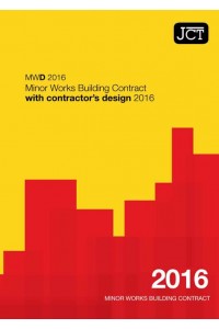 Minor Works Building Contract With Contractor's Design 2016 - UKI Forms/Forms Commentary