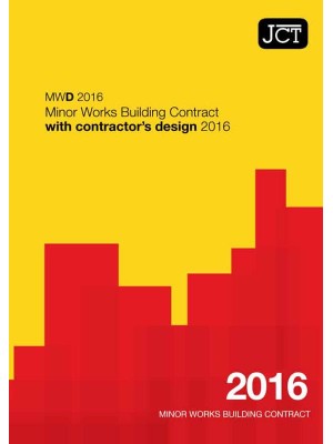 Minor Works Building Contract With Contractor's Design 2016 - UKI Forms/Forms Commentary