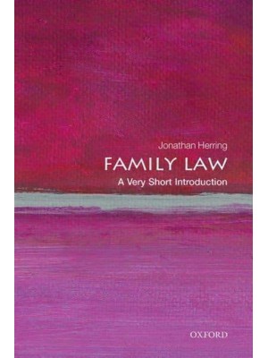 Family Law A Very Short Introduction - Very Short Introductions