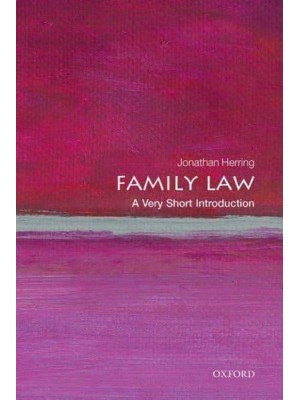 Family Law A Very Short Introduction - Very Short Introductions
